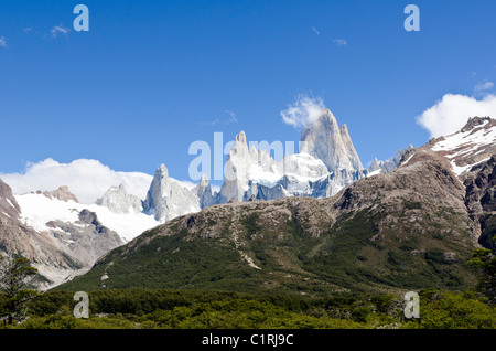 Torre Los Cerros, Nationalpark Los Glaciares, Patagonien, Argentinien Stockfoto