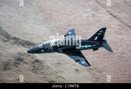 Ein Hawk Jet-Schulflugzeug der Royal Air Force. Stockfoto