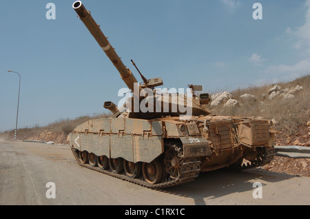 Die Merkava Markierung III-D Kampfpanzer der Israel Defense Force. Stockfoto