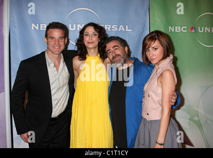 Eddie McClintock, Joanne Kelly, Saul Rubinek, Allison Scagliotti die NBC TCA-Party im Langham Huntington Hotel & Spa- Stockfoto