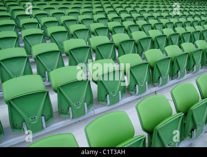 Stadionbestuhlung Stockfoto