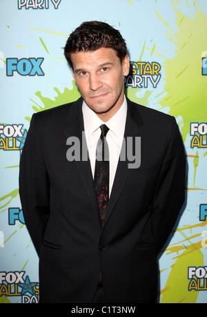 David Boreanaz 2009 TCA Sommertour - Fox All-Star Party im Langham Hotel and Spa - Ankünfte in Pasadena, Kalifornien- Stockfoto