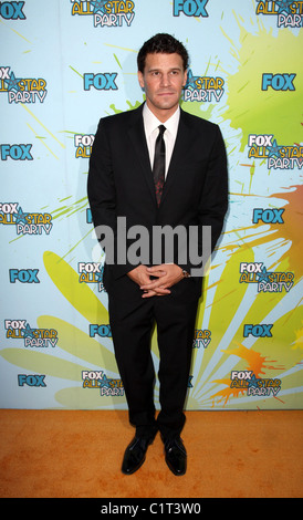 David Boreanaz 2009 TCA Sommertour - Fox All-Star Party im Langham Hotel and Spa - Ankünfte in Pasadena, Kalifornien- Stockfoto