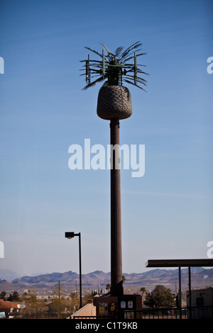 Handy-Zelle Turm geschmückt wie eine Palme Henderson, NV. Stockfoto