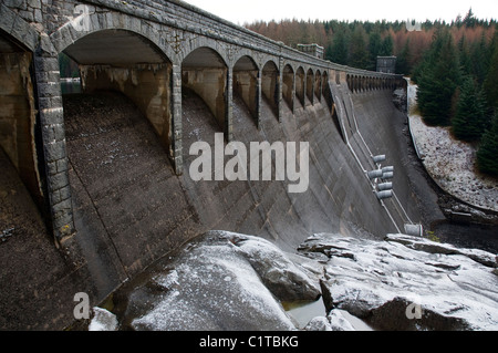 Laggan dam, Lochaber, Hydro-elektrische Regelung, Hochland, Schottland Stockfoto