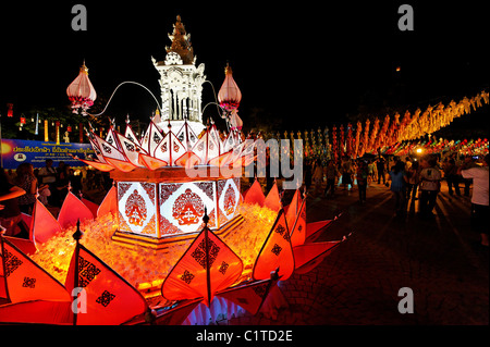 Parade - Loi Krathong Chiang Mai Stockfoto