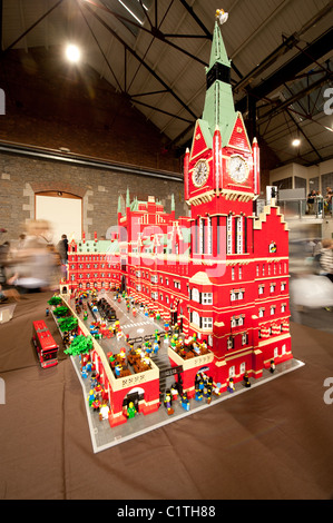 Ein Lego-Modell St Pancras Station Stockfoto