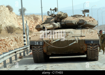 Die Merkava Markierung III-D Kampfpanzer der Israel Defense Force. Stockfoto