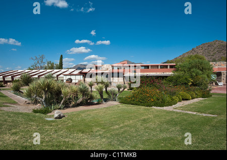 Taliesin West, Winterhaus Frank Lloyd Wright, Scottsdale, Arizona. Stockfoto