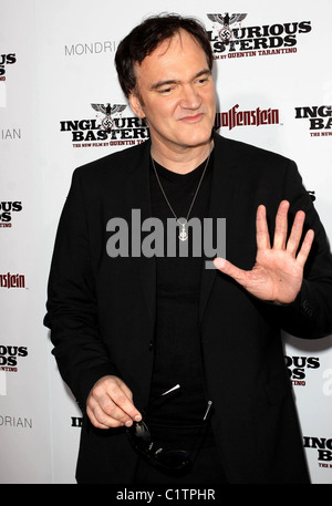 Quentin Tarantino Los Angeles Premiere von Inglourious Basterds Premiere statt im Grauman Chinese Theatre - Ankünfte Stockfoto