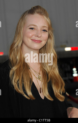 Portia Doubleday Los Angeles Premiere von Inglourious Basterds Premiere statt im Grauman Chinese Theatre - Ankünfte Stockfoto