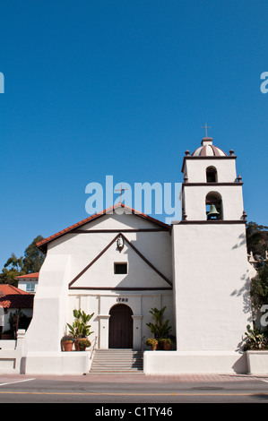 Ventura, Kalifornien. Alte Mission San Buenaventura. Stockfoto