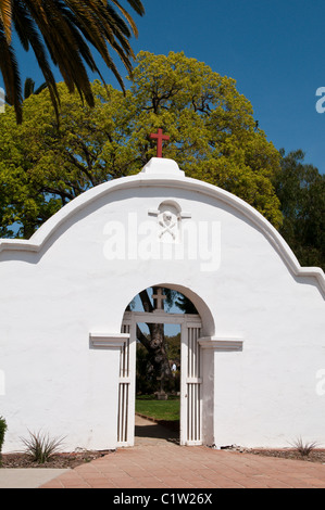 Oceanside, Kalifornien. Mission San Luis Rey de Francia. Stockfoto