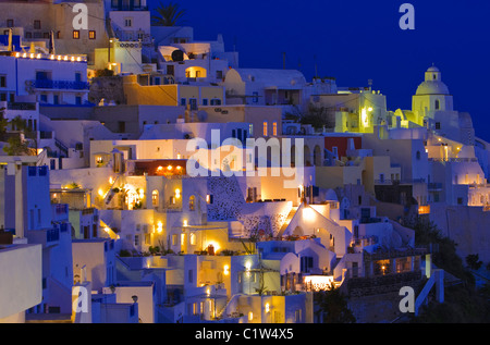 Ansicht der Insel Santorini (Griechenland) Stockfoto