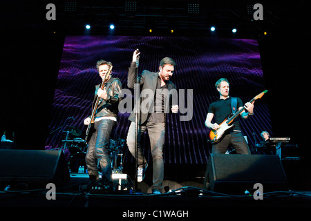 Duran Duran führt beim Ultra Music Festival in Miami, Florida, USA am 25. März 2011. Stockfoto