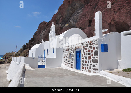 Red Beach, Akrotiri, Santorin, Kykladen, Griechenland Stockfoto