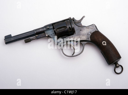 Nagant 1895 Revolver im Kaliber 7.62x38mm Stockfoto