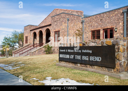 Museum des Big Bend, Alpine, Texas. Stockfoto