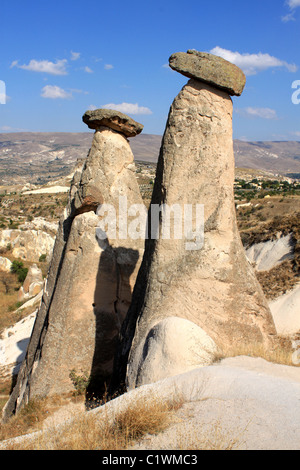 Drei Schwestern Rock Formation, Kappadokien, Türkei, UNESCO-Weltkulturerbe Stockfoto