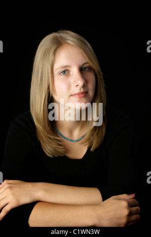 Ein Teenager-Mädchen Stockfoto