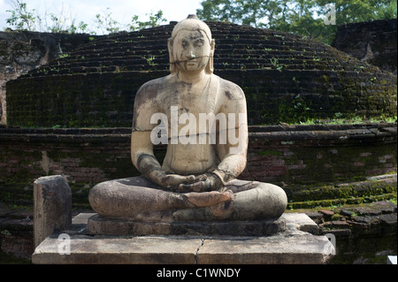 Buddha-Statue in Polonnaruwa, Sri Lanka Stockfoto