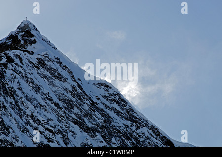 Skitouren in der Silvretta Region Österreich Stockfoto