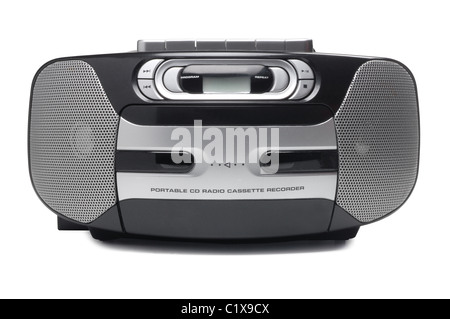 Tragbarer CD-Radio - John Gollop Stockfoto