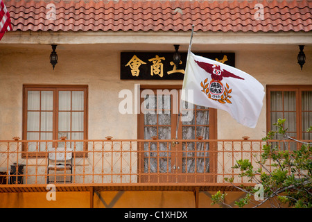 Asiatische Gebäude in Gas light District von San Diego CA Stockfoto