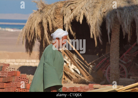 Lifestyle auf der Straße von Hurgada, Ägypten Stockfoto