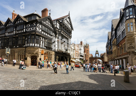 Eastgate Street, Chester, England Stockfoto