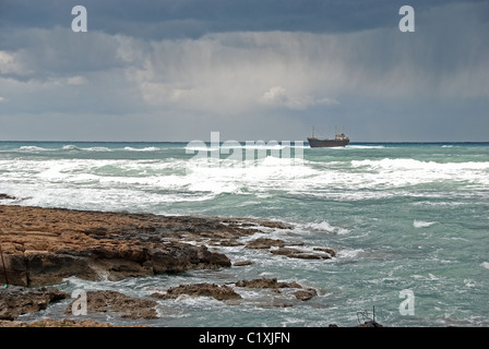 Liberty Wrack der Küste von Pafos Paphos Zypern Stockfoto