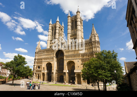 Kathedrale von Lincoln, Lincoln, England Stockfoto