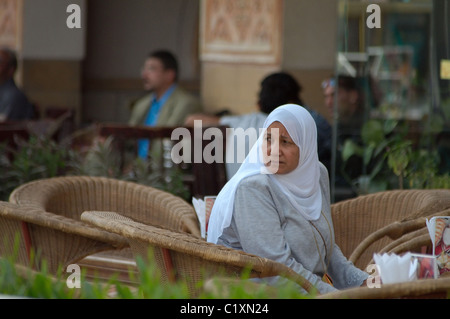 Lifestyle auf der Straße von Hurgada, Ägypten Stockfoto