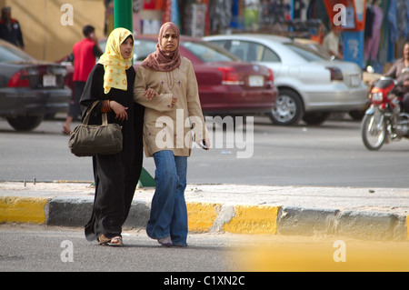 Lifestyle auf der Straße von Hurgada, Ägypten Stockfoto