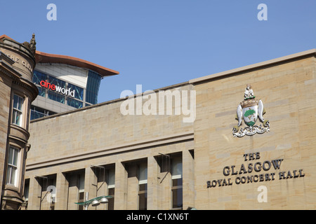 Glasgow Royal Concert Hall in Buchanan Street, Scotland, UK Stockfoto