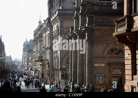 Buchanan Street in Glasgow, Schottland Stockfoto