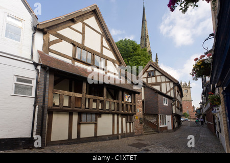 Fisch-Straße, Shrewsbury, Shropshire Stockfoto