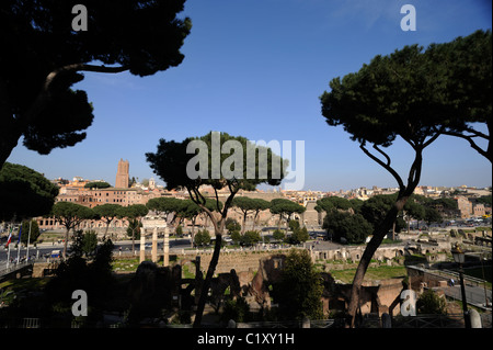 Via dei Fori Imperiali, Rom, Italien Stockfoto