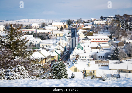 Ardara im Winterschnee Stockfoto