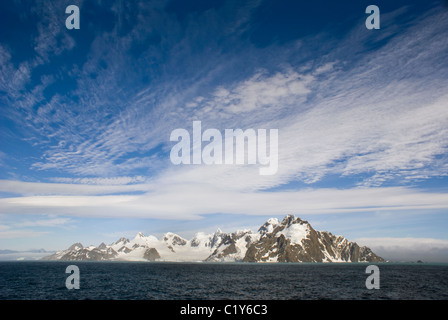 Zeigen Sie Wild, Elephant Island, Süd-Shetland-Inseln der Antarktis. An einem klaren sonnigen Tag aufgenommen. Stockfoto