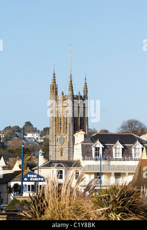 Teignmouth Kirche St. Michael der Erzengel. Devon Stockfoto