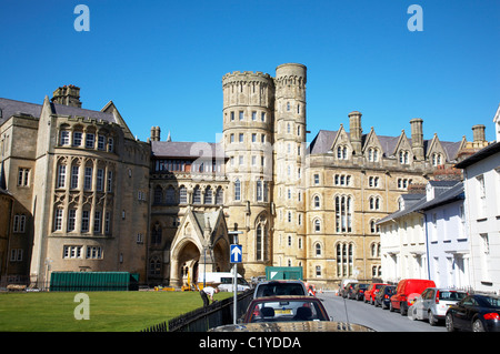 Der alten Universität Gebäude in Aberystwyth Wales UK Stockfoto