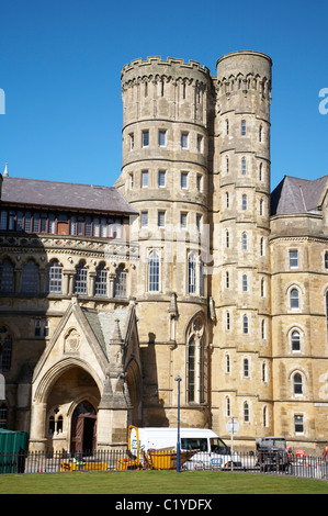 Der alten Universität Gebäude in Aberystwyth Wales UK Stockfoto