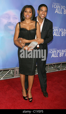 Henson und Adam Rodriguez NewYork-Premiere von "ist Tyler Perry ich kann tun schlecht alle durch mich" an der Hochschule für bildende Stockfoto