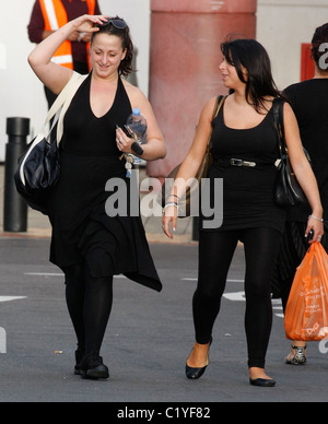 Natalie Cassidy nach Tanz Proben für die TV "Strictly Come Dancing" London, England - 09.09.09 Show: .com Stockfoto