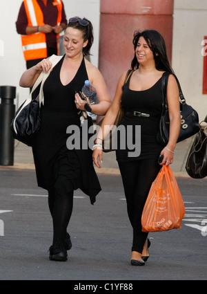 Natalie Cassidy nach Tanz Proben für die TV "Strictly Come Dancing" London, England - 09.09.09 Show: .com Stockfoto