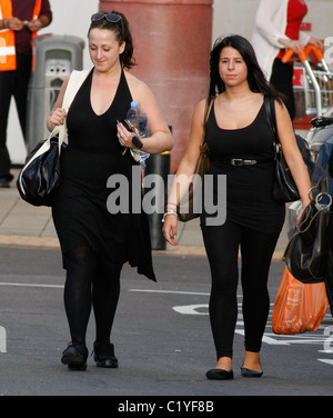 Natalie Cassidy nach Tanz Proben für die TV "Strictly Come Dancing" London, England - 09.09.09 Show: .com Stockfoto