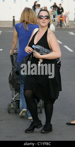 Natalie Cassidy nach Tanz Proben für die TV "Strictly Come Dancing" London, England - 09.09.09 Show: .com Stockfoto