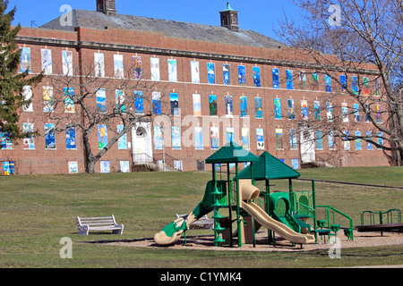 Begründung der geschlossenen Psychiatrie der Kings Park, Long Island NY Stockfoto