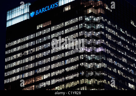 Ein Churchill Place (Barclay Turm) - Canary Wharf - London Stockfoto